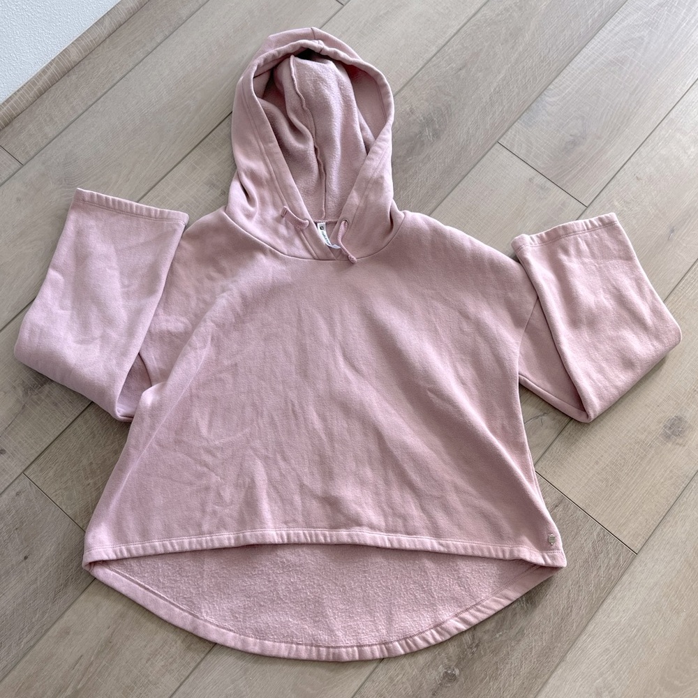 Fabletics pull over sweater, blush pink, large, EUC
